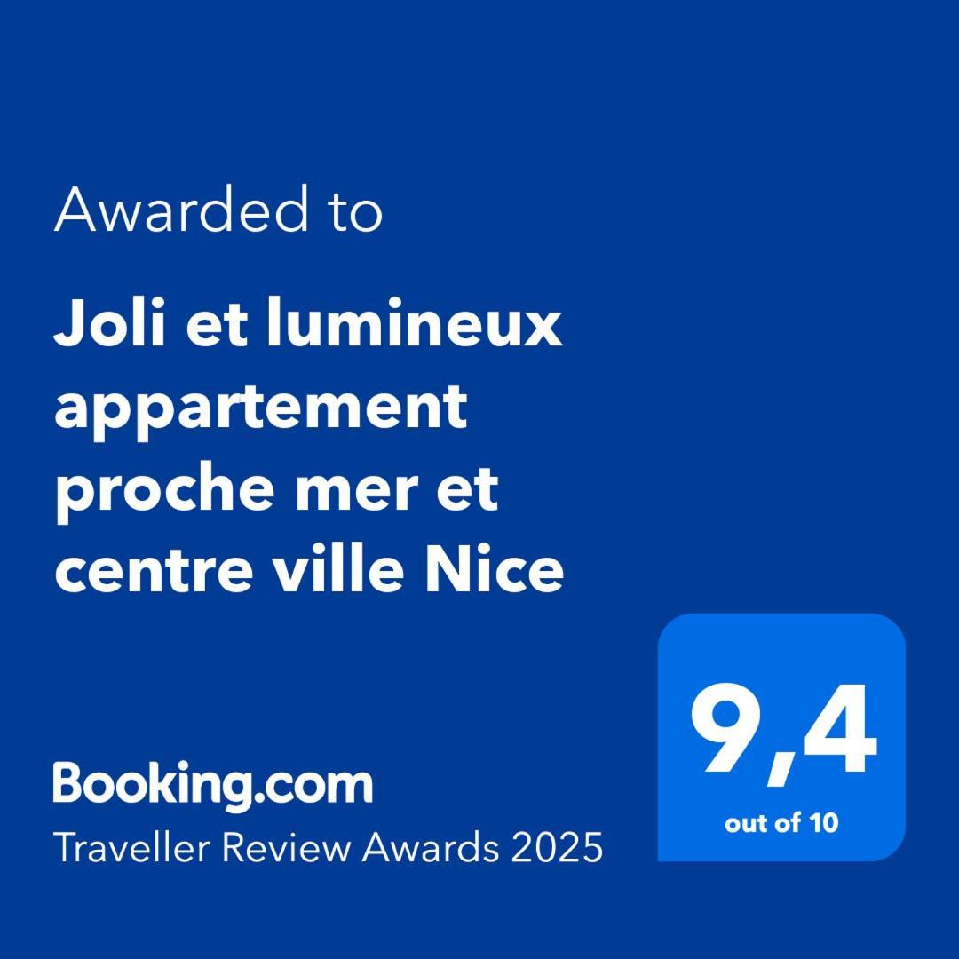Joli Et Lumineux Appartement Proche Mer Et Centre Ville Nice Luaran gambar